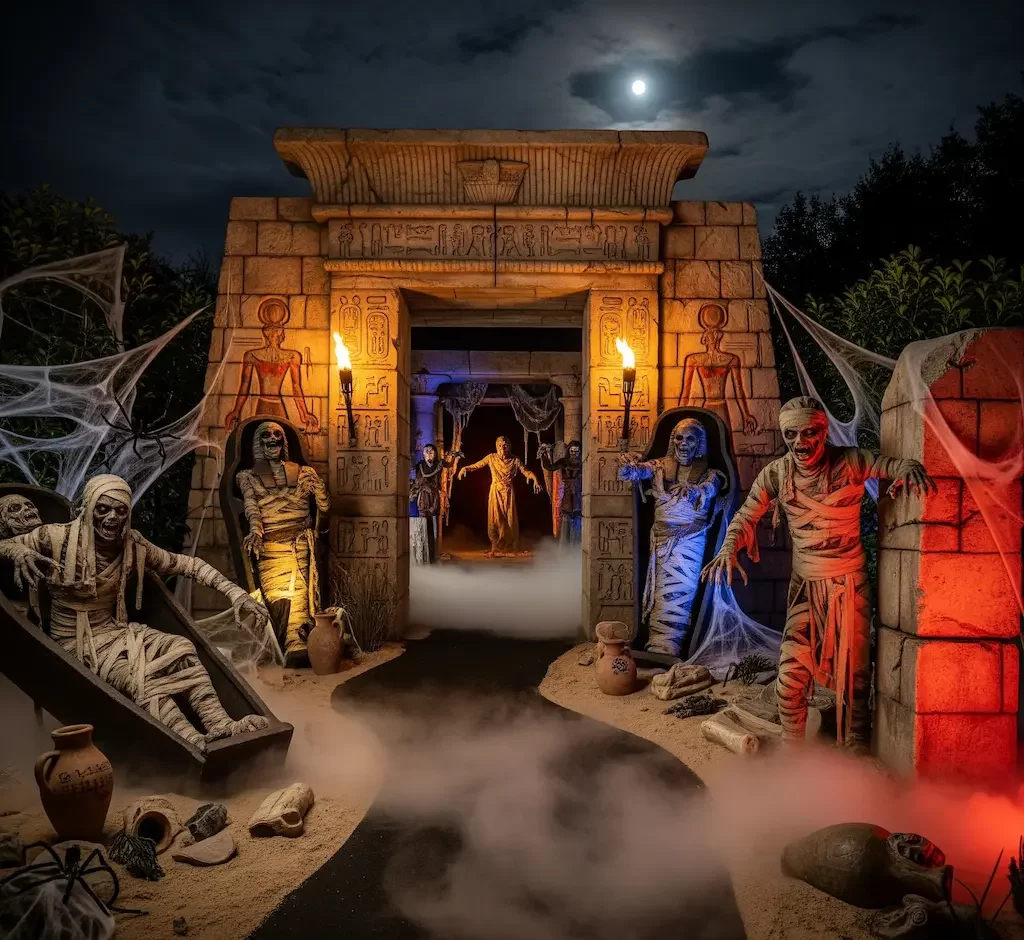 Wicked Walk Immersive Halloween Experience in New York - Mummy Tombs