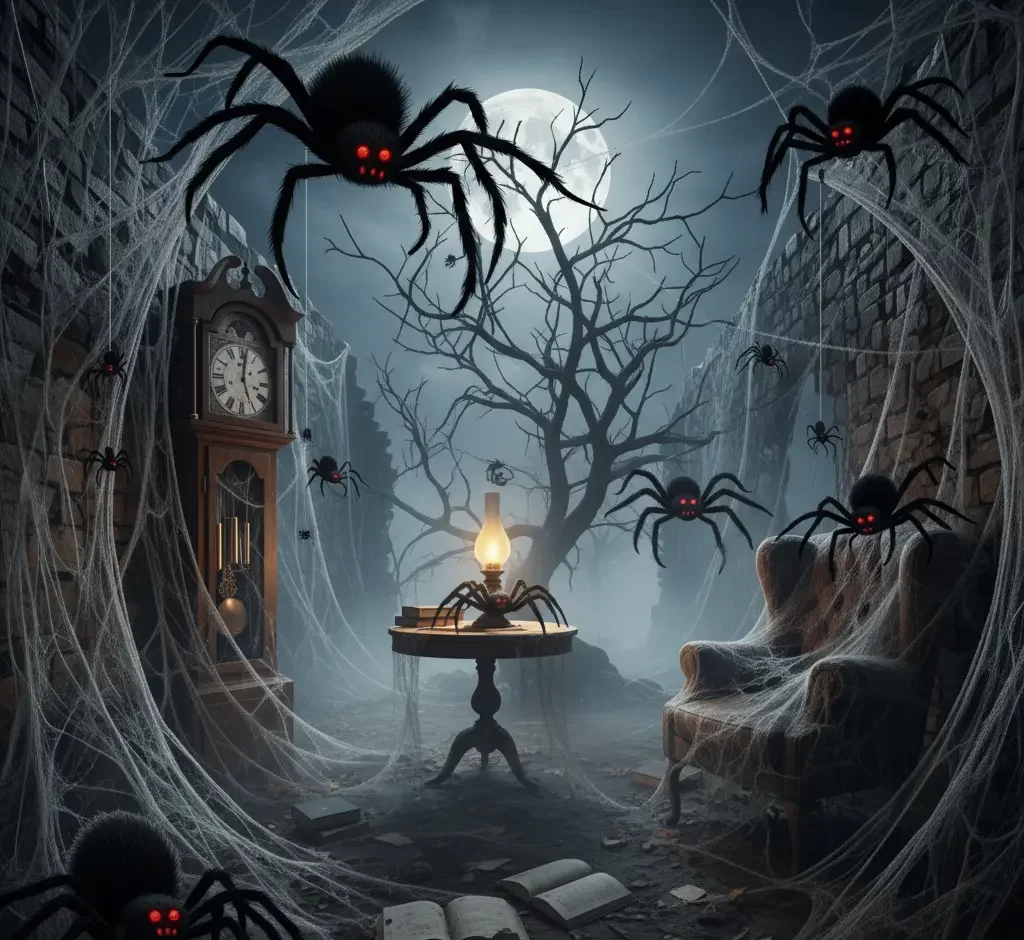 Wicked Walk Immersive Halloween Experience in New York - Ittsy Bitsy Spider Room